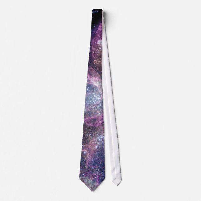 Starburst Stellar Fireworks Finale Outer Space Tie (Front)