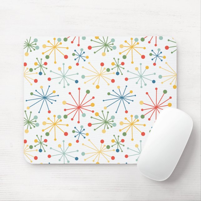 Starbursts in Colour Mouse Pad (With Mouse)