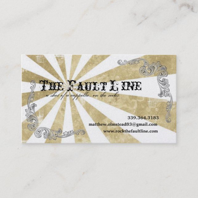 Starbust Entertainment Business Card (Front)