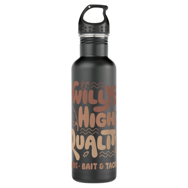 Stardew Valley Inspired Willy's high quality rods, 710 Ml Water Bottle (Front)