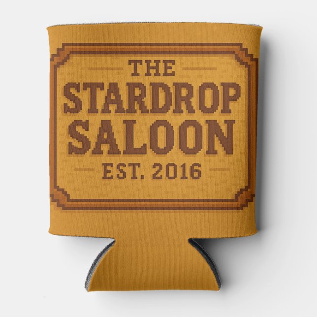 Stardew Valley Saloon Can Cooler (Front)