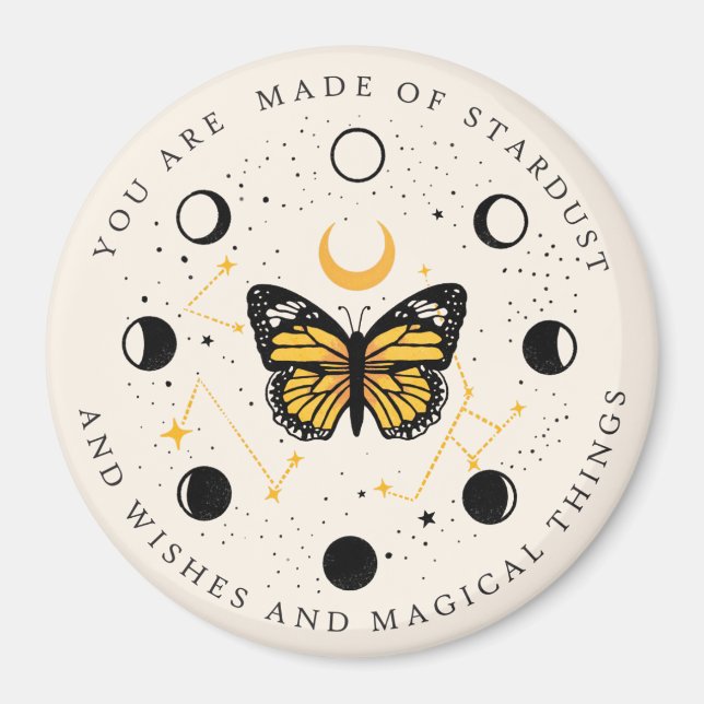 Stardust and Wishes Magic Magnet (Front)