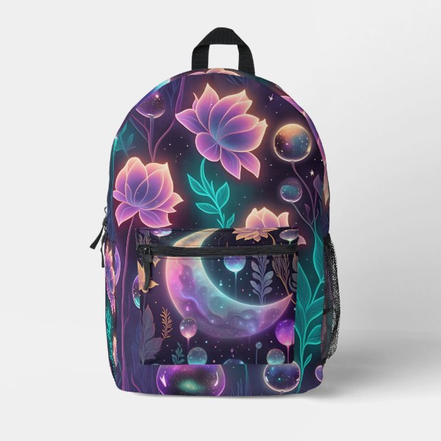 Stardust Botanica Printed Backpack (Front)