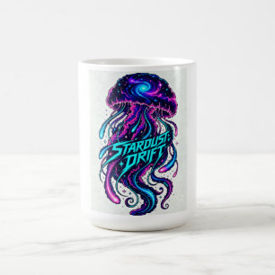 Stardust Drift Cosmic Jellyfish Graphic Men's T-Sh Coffee Mug