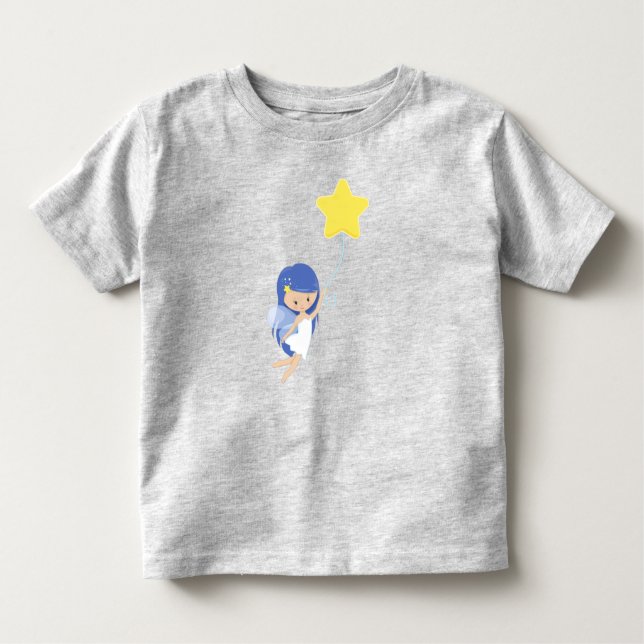 Stardust Fairy, Cute Fairy, Fairy With Balloon Toddler T-Shirt (Front)