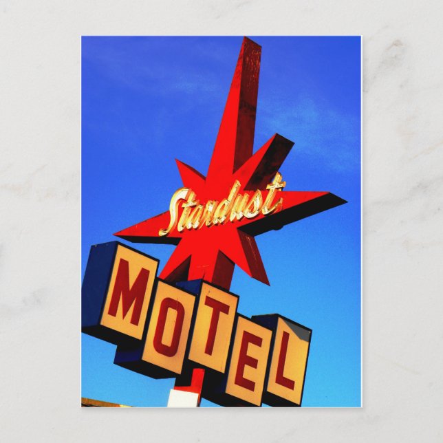 Stardust Motel Postcard (Front)