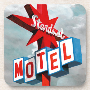 Stardust Motel Sign Coaster