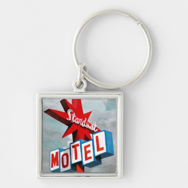 Stardust Motel Sign Key Ring (Front)