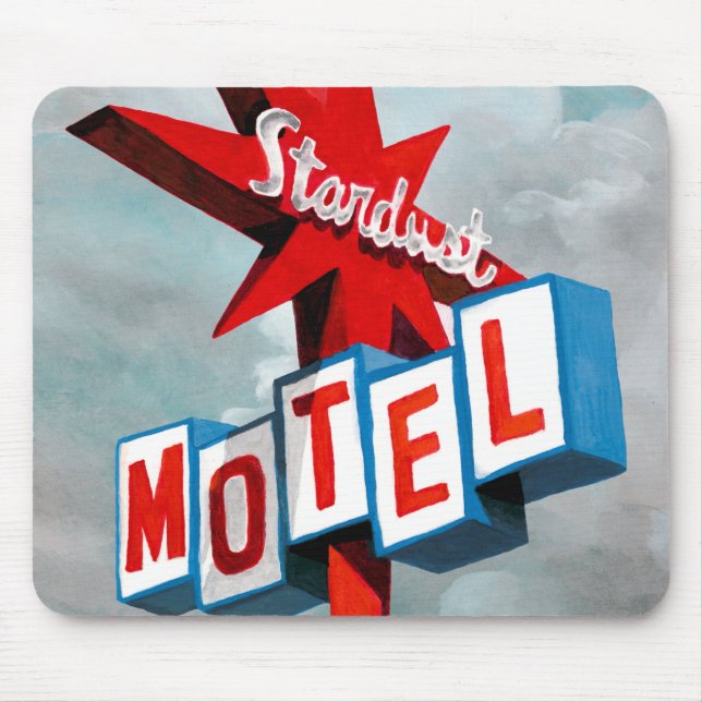 Stardust Motel Sign Mouse Pad (Front)