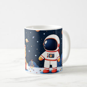 Stardust Mountain Space Explorer Coffee Mug