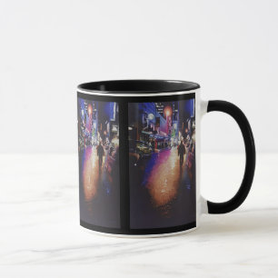 "Stardust" New York Scene Watercolor Painting Mug