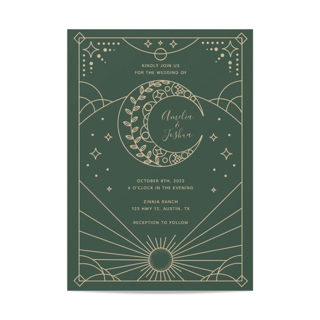 Stardust Wedding Invitations (Creator Uploaded)