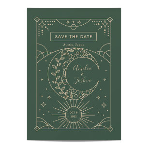 Stardust Wedding Photo Save the Date