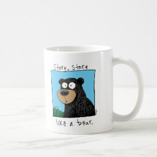 stare bear coffee mug