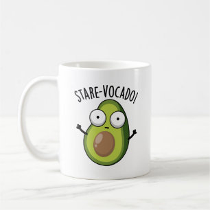 Stare-vocado Funny Avocado Puns Coffee Mug