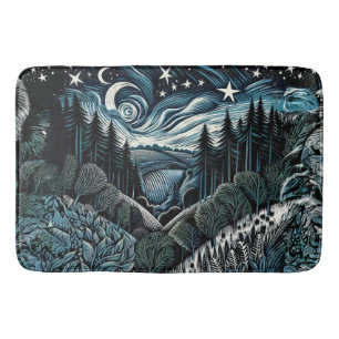 Starfall Bath Mat