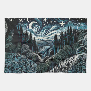 Starfall Tea Towel