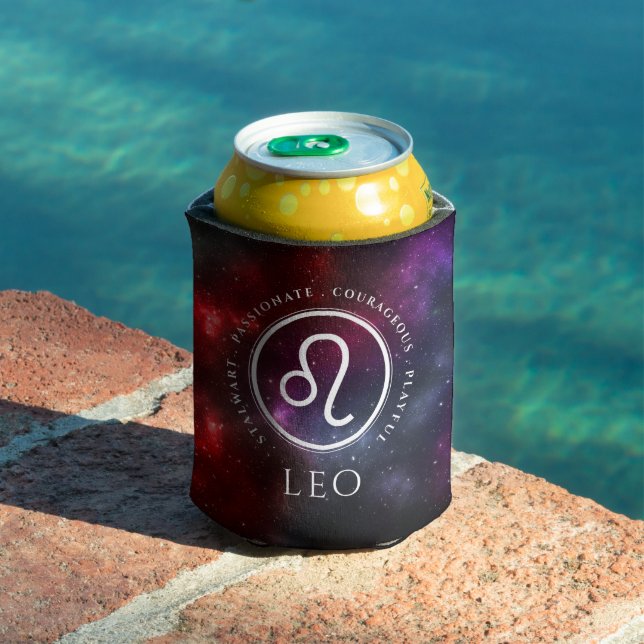 Starfield Leo Lion Western Zodiac Can Cooler (In Situ Pool)