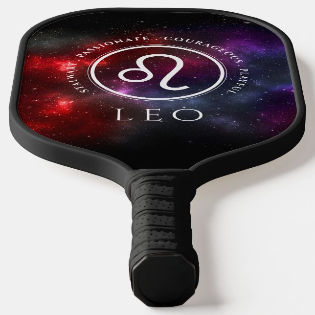 Starfield Leo Lion Western Zodiac Pickleball Paddle (Laydown)