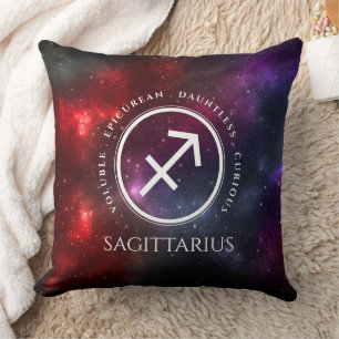 Starfield Sagittarius Archer Western Zodiac Cushion