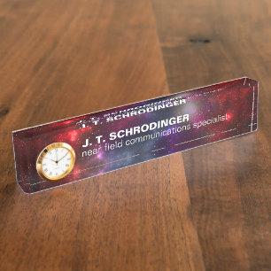 Starfield with Multicolored Cosmic Dust Nameplate