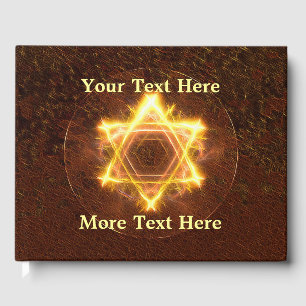 Starfire Fractal Magen David Guest Book