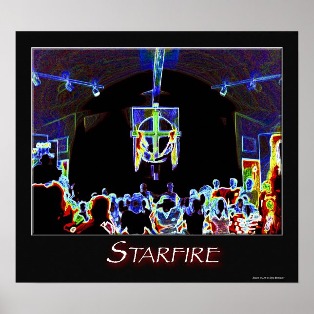 Starfire on Fire Poster (Front)