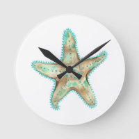 Starfish Acrylic Wall Clock