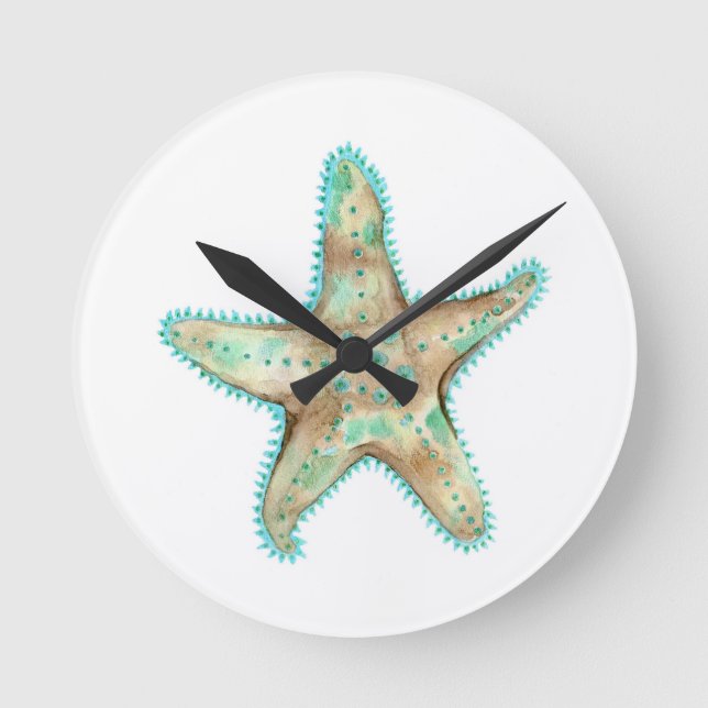 Starfish Acrylic Wall Clock (Front)