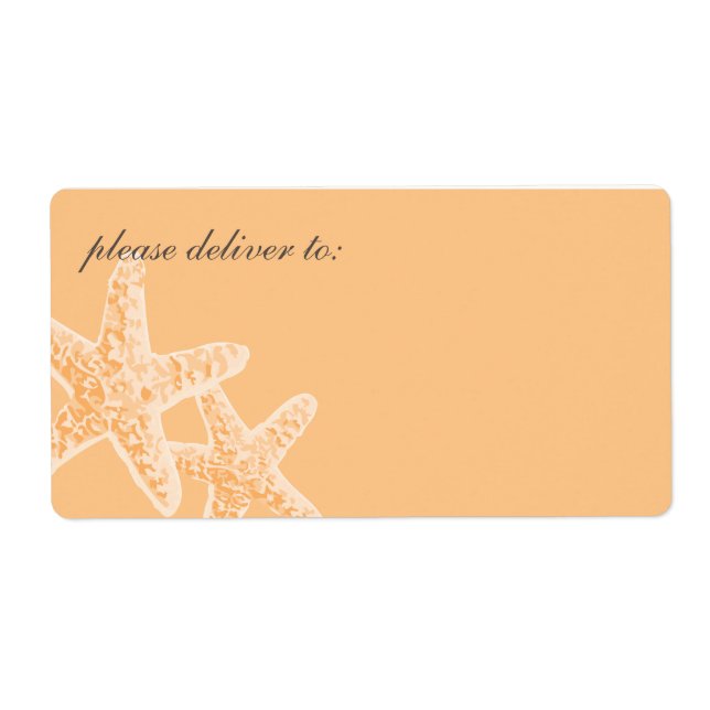starfish address label (Front)