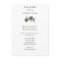 Starfish and Holly Tall, Christmas Wedding Menu