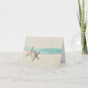 Starfish and Ribbon Thank You Card