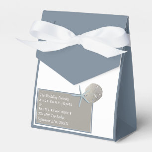 Starfish and Sand Dollar - Beach Wedding Favour Box