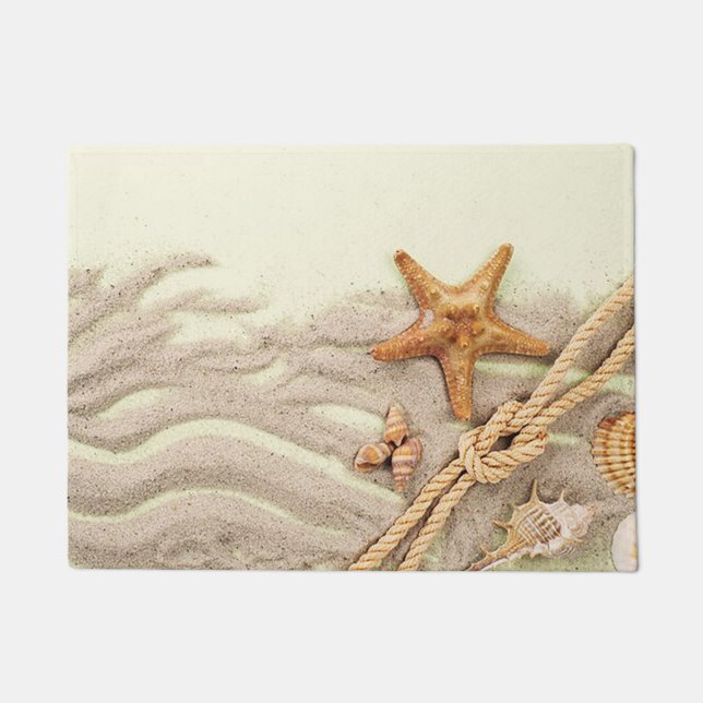 Starfish and Sand Doormat (Front)