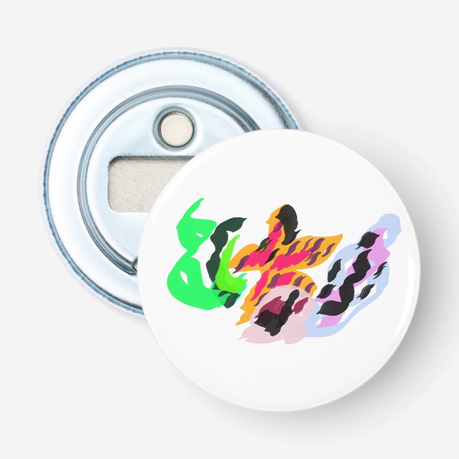 Starfish and seashells  joy bottle opener (Front)
