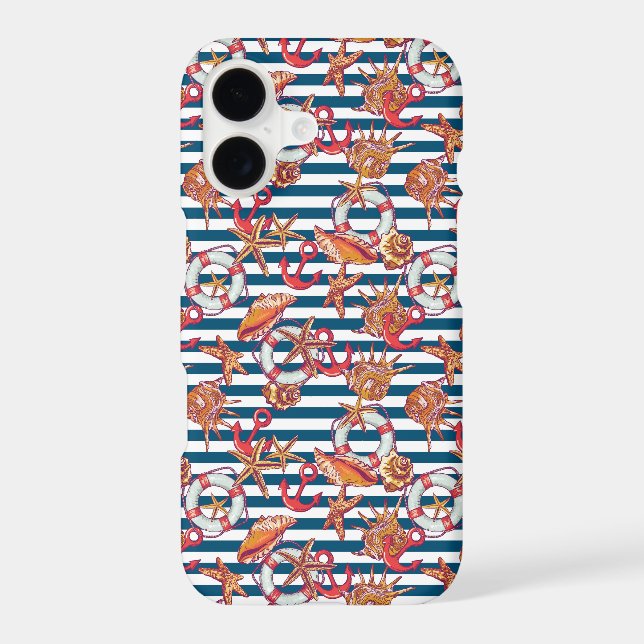 Starfish And Stripes Pattern (Back)