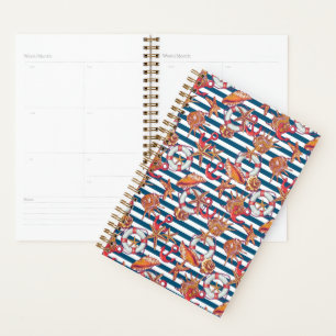 Starfish And Stripes Pattern Planner