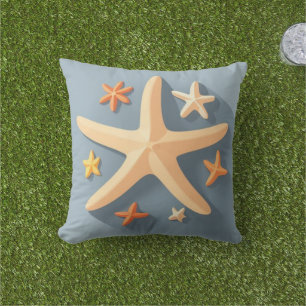 Starfish and the Small Ones Cushion
