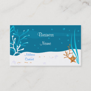 Starfish Aquatic Design Business Card