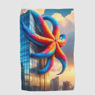 Starfish Art Golf Towel