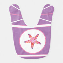 Starfish Baby Bib