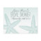 Starfish Beach Bridal Shower Recipe Cards