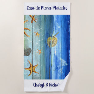 Starfish Beach Custom Beach Towel