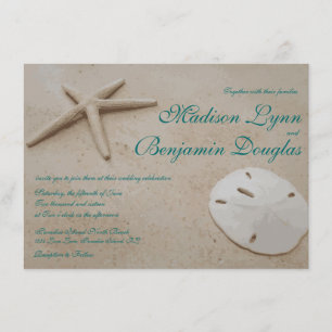 Starfish Beach Destination Wedding Invitations