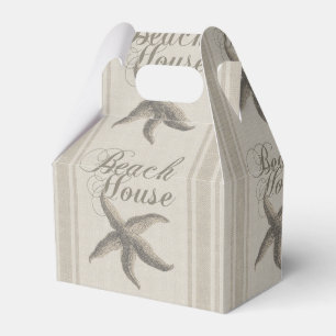Starfish Beach House Seashore Coastal Favour Box