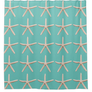 Starfish Beach Shower Curtain