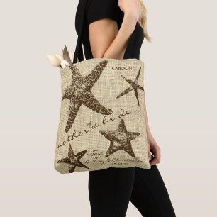 Starfish Beach Wedding Party (Mother of the Bride) Tote Bag