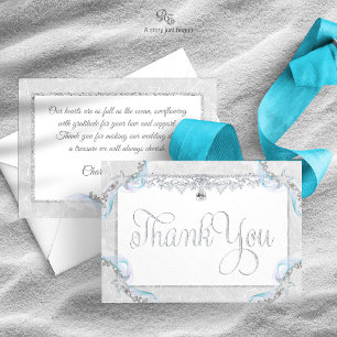 Starfish Beach Wedding Thank You Card