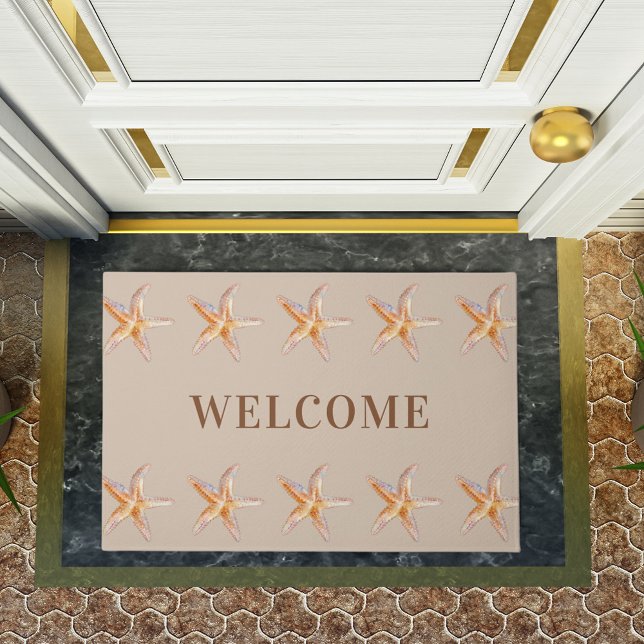 Starfish beige welcome doormat (Creator Uploaded)
