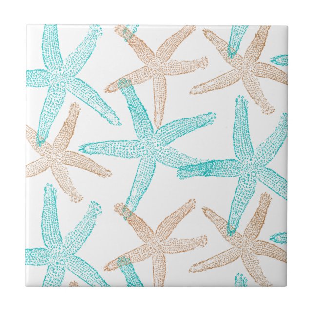 Starfish  ceramic tile (Front)